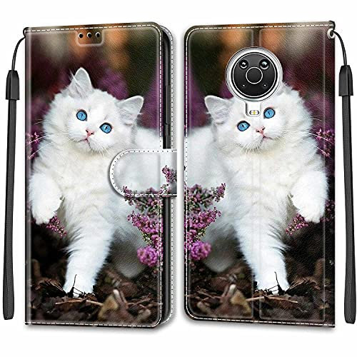 Feyten Kompatibel mit Nokia 6.3/ G20/ G10 Hülle, Handyhülle Nokia 6.3/ G20/ G10, Schutzhülle Wallet Handytasche PU Leder Klappbar Kartenfach Magnet Klapphülle Case Cover Lederhülle (Kat 2)