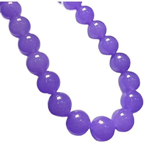 Natürliche 12mm violett lila Pullover Perlenkette für Frau Halskette