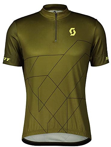 Scott RC Team 20 Fahrrad Trikot kurz fir grün 2023: Größe: XXL (58)