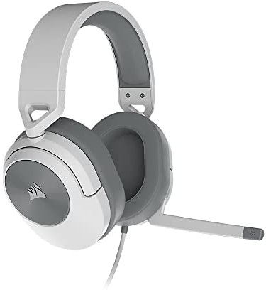 Corsair HS55 Surround Wired Gaming Headset — White (Renewed)