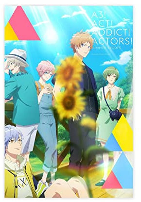1 Anime A3! Saison Frühling & Sommer Leinwand Poster Schlafzimmer Dekor Sport Landschaft Büro Zimmer Dekor Geschenk Rahmen: 40 x 60 cm