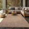 SIMPEX Outdoor Teppich, Braun, 240 x 340 cm, Moderner Stil, Küche, Balkon, Terrasse, Garten, Picknick