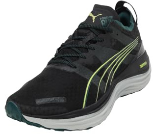 Puma ForeverRun Nitro WTR Laufschuhe, Unisex, Erwachsene, Black-Malachite-Yellow Burst, 40 EU, Puma Schwarz/Gelb (Black Malachit Yellow Burst), 40 EU