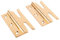 Simplex Solid Brass Standard Hinges (Sold in Pairs) - Polished Brass