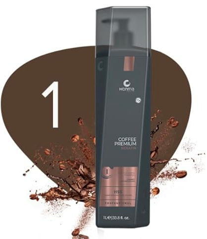 Honma Tokyo Coffee Premium Keratin Tiefenreinigungs-Shampoo, 1000 ml, Schritt 1