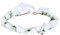 Blumenkrone Hochzeit Blumenkranz Blumen Kranz Stirnband Krone Haar Kranz Hochzeit Foto RequisitenRose Blumenkopf Tragen Mit Band Boho Haarkranz Blumen Photo Requisiten (Weiß)