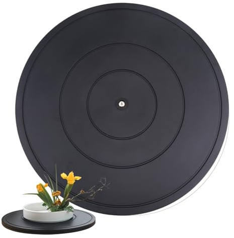 Mehrzweck Drehplattform, Lazy Susan 360° Rund Drehplatte, Töpferscheibe Drehteller, Tragfähigkeit 100kg, Rotating Display Stand, Drehtisch Für Monitor/Tv/Bonsai/Bücherregalrotation