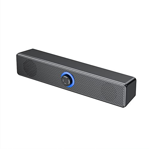 Computer Speakers, Bluetooth 5.0 Computer Speakers Sound Bar, Wired USB Desktop Speaker, for Laptop PC Home Theater TV Aux Mini Sound Bar