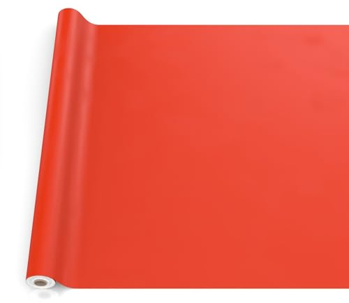 ANRO Wachstuch-Tischdecke Tischdecke abwaschbar Wachstuch Garten-Tischdecke Outdoor Indoor 220x140cm Schnittkante Rot Wachstuchtischdecke Wachstischdecke wasserabweisend Gartentischdecke