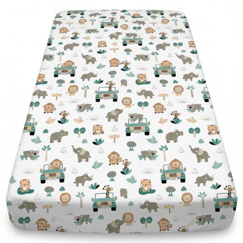 BABYSAFE Lenzuola Lettino Neonato 60x120 con Angoli | Coprimaterasso Lettino 60x120 in 100% Cotone Certificato Oeko-Tex - Coprimaterasso Culla Neonato Made in Europe