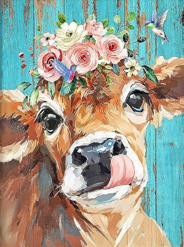 OSLEY Diamond Painting, 5D DIY Diamant Malerei für Erwachsene und Kinder, Diamant Painting Kit Kunst für Wand Home Decor Kunsthandwerk 30x40CM