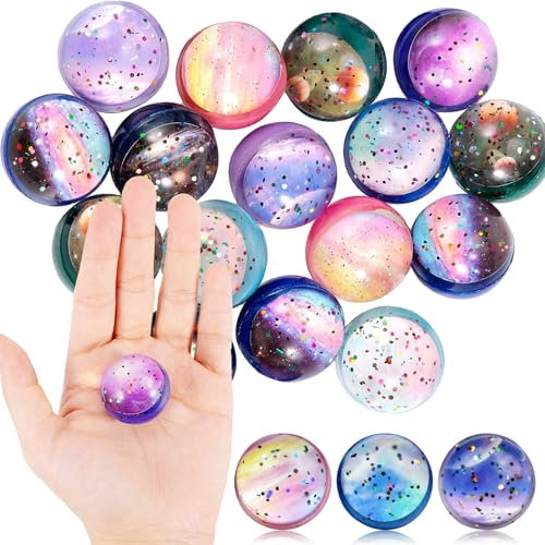 TIVUNORON 30 Pezzi Palline di Gomma Pianeti, Set Palline Rimbalzanti per Bambini con il Tema Dello Spazio Regali, 32 mm Palline Rimbalzanti Idee Regalo Per Feste Di Compleanno Per Ragazzi e Ragazze