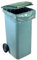 Générique Conteneur à déchets 120 litres tri sélectif 2 roues couleur (Vert)