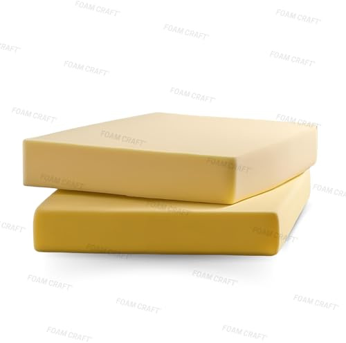 FOAM CRAFT® Orthopädische Matratze aus Memory-Schaum, Doppelbett-Topper, Bürostuhl-Gel-Sitzkissen, Schaumstoff, zuschneidbar, Einzelmatratzenauflage, Schmerzlinderung, Gel-Autositzkissen (45,7 x 50,8