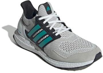 adidas Ultraboost 1.0 Schuh für Herren, Crystal White/Pure Teal/Grey, 44 EU