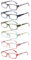 COJWIS 6 pack Lesebrille Blaulichtfilter Brille für Damen Federscharnier Lesehilfe Blendfreie UV Brille Leserbrille (Mehrfarbig-0, 2.00, x)