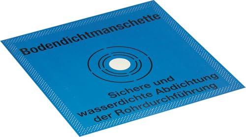 OTTOFLEX Golvtätningsmanschett 42,5 x 42,5 cm för tätning på rörgenomföringar i golvområdet