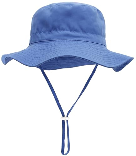 Malaxlx Unisexe Bob Bébé Enfant Chapeau de Soleil Chapeau de Pêcheur Nourrisson Chapeaux de Seau Large Bord Chapeau de Plage Visière pour Fille Garçon