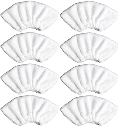 Vuzmode 8 Fundas de paño de Limpieza for mopa a Vapor, compatibles con aspiradoras Karcher EasyFix SC2 SC3 SC4 SC5. Almohadilla para aspiradora