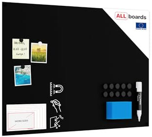 ALLboards Rahmenloses SLIMboard - Kreideoberfläche - 90x60 cm + GRATIS