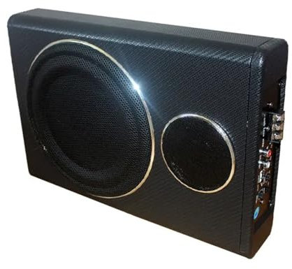XFYESL Audio de Voiture Caisson de Basses Actif Audiophile Bluetooth 8 Pouces, 12 V, 4 Ω, Ultra-Mince, RMS 200 W Enceintes de Voiture