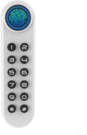 Serratura elettronica con funzioni intelligenti e accesso biometrico per case moderne (verticale stile B)