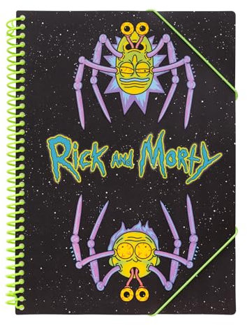 Grupo Erik - Porte Vue A4 Rick & Morty | Porte Vues 30 Vues, Pochettes Plastiques, Classeur Rick & Morty