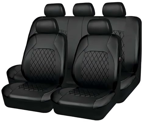 YXFCD Auto Sitzbezüge Set Für Kia Ceed/XCeed/Proceed/Ceed Sportswagon/X Pro cee'd CD/JD/Ed 2007-2025, Leder Sitzschoner Vorne Hinten Wasserdicht Bequem Leichte Reinigung Schonbezüge Auto Zubehör