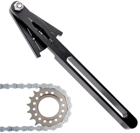 Kettenprüfer, Fahrradkettenglied-Messung, Fahrrad-Reparaturzubehör, für Mountainbike, Straße, Pendeln, Garage, Werkstatt, Zuhause, Urban Outdoor