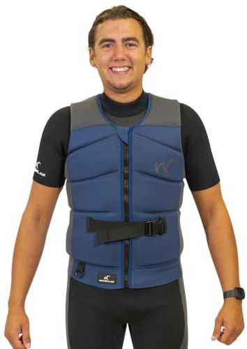 Brest Impactvest Half Padded – Blau/Grau – Unisex – Premium-Neopren