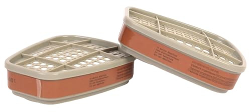 Cartucce filtro a carbone attivo facili da sostituire, cotone antipolvere per maschera viso 6001, facile installazione, sostituzione della cartuccia del filtro