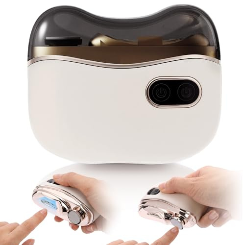 2026 Coupe Ongle Electrique 3 en 1 avec LED et Polisseur | 2 Vitesses Réglables Rechargeable USB C Silencieux et sans Douleur pour Bebe Enfants Adultes Personnes Âgées