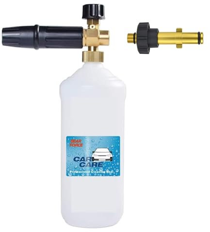 Pressure Washer Snow Foam Lance with Specified Connector, Adjustable Foam Gun 1L Bottle, Jet Car Wash Foam Nozzle, Compatible with Nilfisk STIHL high pressure washer