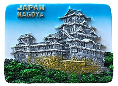 3D-Kühlschrankmagnet Nagoya, Japan, Souvenir, Geschenk, Dekoration für Zuhause und Küche, Nagoya, Japan, Kühlschrankmagnet