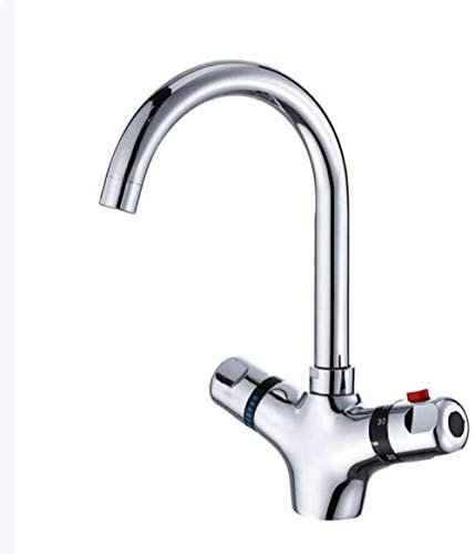 Robinet D'évier De Cuisine Robinets Thermostatiques Rotatifs Robinet D'eau Chaude Et Froide Robinets D'évier De Cuisine Mitigeurs D'évier