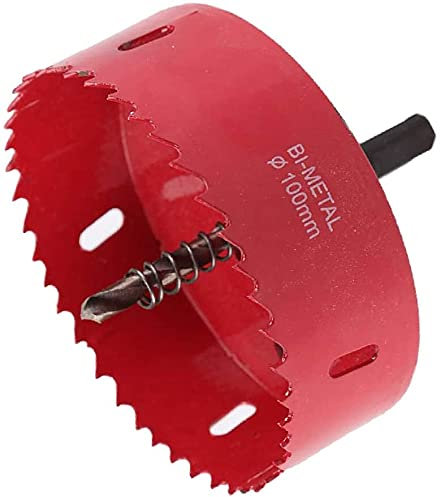 Bi-Metal Hole Saw M42 HSS Drill Bit Hole Cutter Hole Saws for Wood Metal Plastic Aluminum 100mm