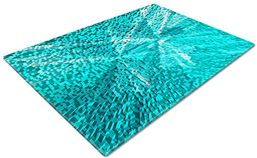 Chopping Boards | Glass Worktop Savers | Worktop Protectors Heat Resistant | Catering Chopping Boards | Chopping Boards Glass | Large Chopping Board | Teal Blue Cool