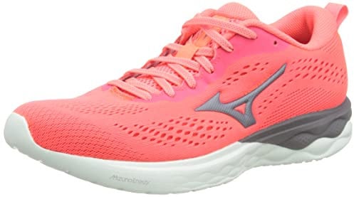 Mizuno Wave Revolt, Scarpe da Corsa Donna, Rosa (Fieryc2 Metallicg Qshade), 38.5 EU