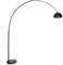 Qazqa - Moderne Bogenleuchte I Bogenlampe I Lampe I Leuchte schwarz - XXL I Wohnzimmer I Schlafzimmer - Stahl Länglich - LED geeignet E27