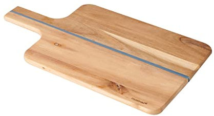 MASTRAD - Planche à Découper Bois - Pliable - Grand Format - 42 cm x 20 cm x 1,2 cm, Acacia, Brown