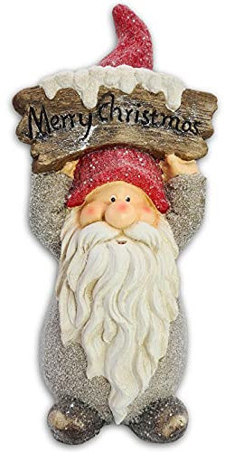 Wichtelstube-Kollektion XXL Wichtel Figur Dekofigur Garten Weihnachten MGO 51cm