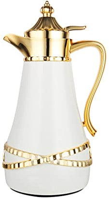 ZOGBX 35oz European Style Glass Lined Thermal Coffee Carafe With Airtight Lid, Double Walled Large Insulated Vacuum Flask, Heat Retention Vacuum Tea, For Serving Tea, Water, And Coffee