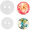 iSuperb 2Pcs Silikonform Kugel Resin Formen Schmuck Kugelform Silikonformen Epoxidharz Schmuckform für Harz Gießen Ball Schlüsselanhänger Runde Silikon Form für Resin Epoxy DIY Dekoration