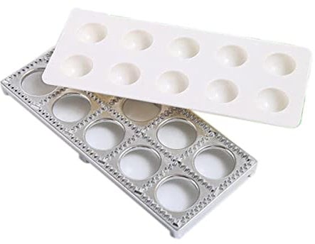 Bakemoro Italienische Nudelform, Ravioli-Teller, Pin-Kanten für perfekte Befestigung und Form von Ravioli-Maker