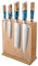 Katana Saya Elements 9 Piece Kitchen Knife Set, Ocean Blue - High Carbon VG-10 Damascus Steel for Extreme Toughness & Sharpness – Natural Olivewood & Resin Handle