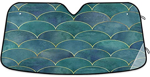 456 Sonnenschutzblende Grüne Waage Auto Fenster Schatten Strahlenschutz Auto Sonnenschutz Sonnenschutz Sonnenschutzfolie Für Erwachsene Haustiere SUV S