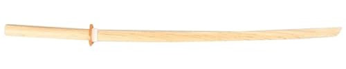 TEKKA BUDO Bokken Bambus - 102 cm mit Tsuba - Trainingsschwert Japanisch hell - Leichtes Holzschwert Aikido, Iaido, Kempo, Kobudo