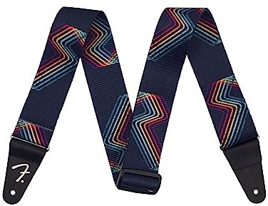 Fender Retro Bolt Strap Guitar Strap, multicoloured, S