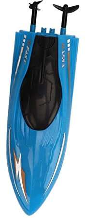 Qcwwy RC-Boot, Cooles Flip-Fernbedienungsboot, Empfindliche Reaktion, Wasserdicht, für Pools (Einzelne Batterie)