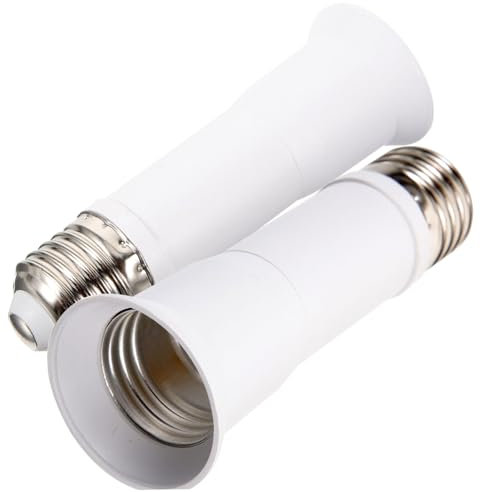 ABOOFAN 8 Stück E27 Versenkbarer Lampenkopf Lampenfassungsverlängerung Lampenfassung Verlängerung Lampenfassung Adapterstecker Konverter Edison-Glühbirne Beleuchtungsversorgung